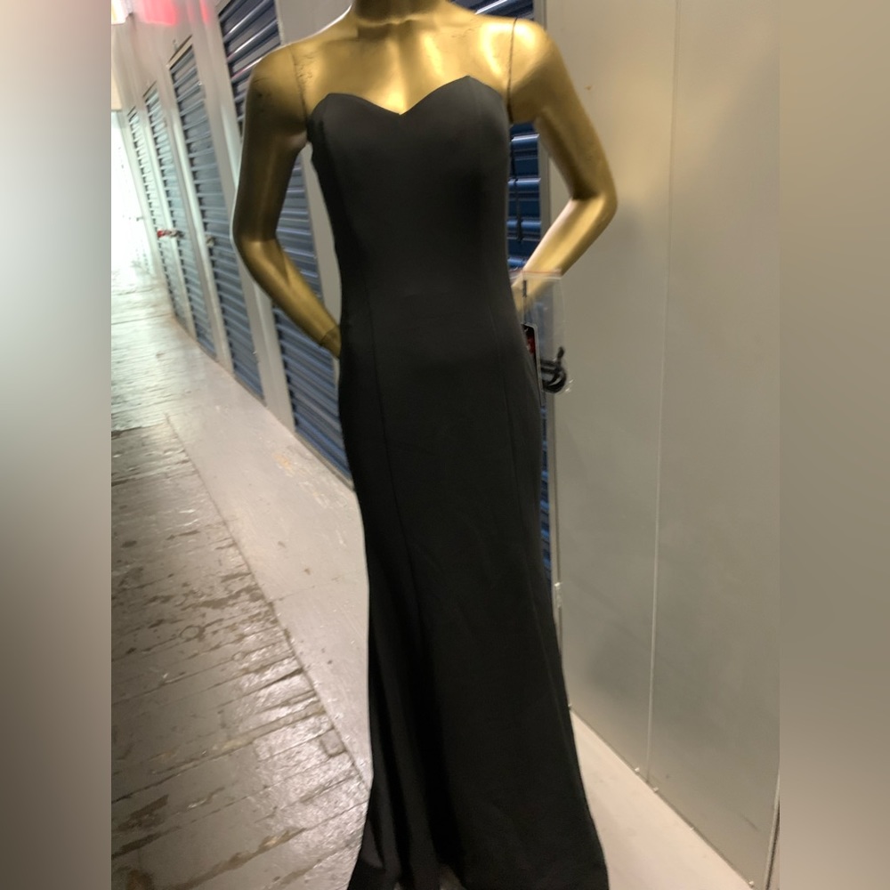 Black Strapless Dress